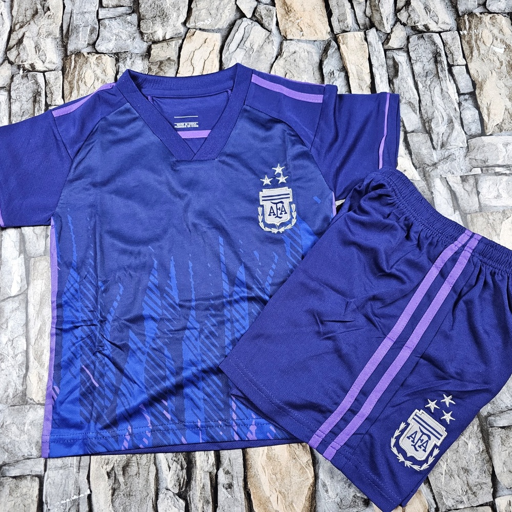 Argentina Kids Soccer Jersey Kit Youth/Argentina  jersey/ Jersey and Sho…